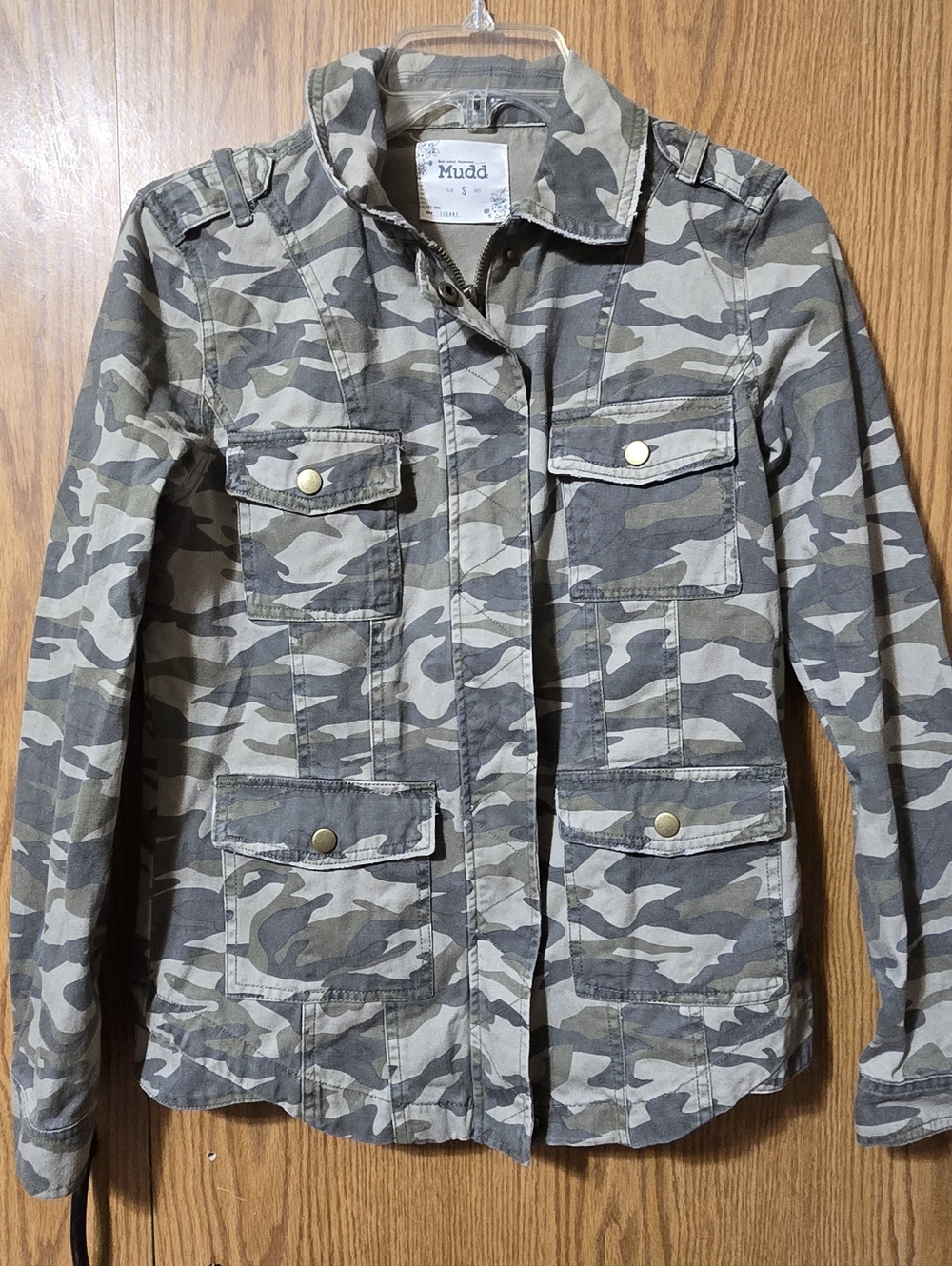 Mudd Camo Utility Jacket - Green Multi